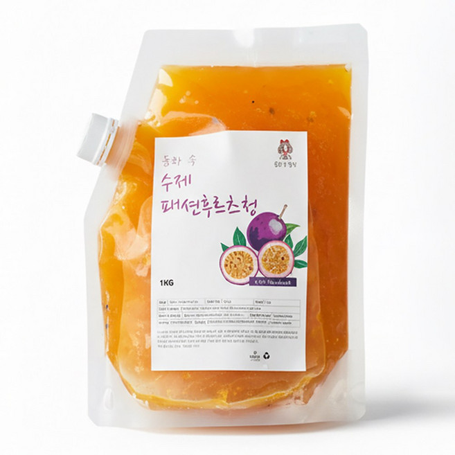 동화속 프리미엄 자일로스 홈카페 수제 패션후르츠청, 1kg, 1개, 1개입