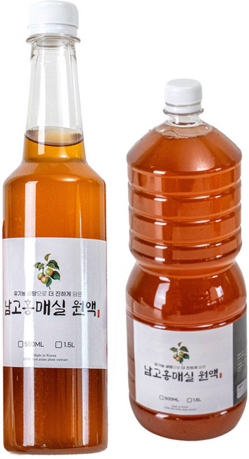 하동 지리산 남고 홍매실 발효액 매실엑기스 홍매실원액 [BZ], 1개, 1.8L