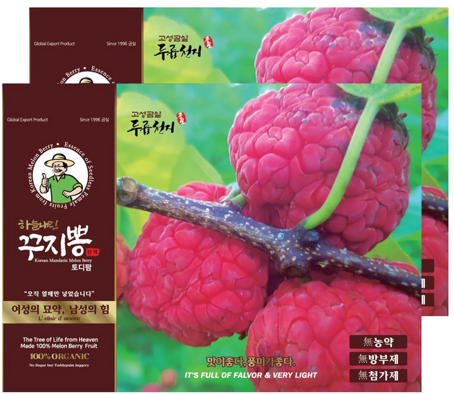 구지뽕 꾸지뽕 발효효소진액 국산유기농 구찌뽕열매100% 90ml 30팩, 2개, 2.7L