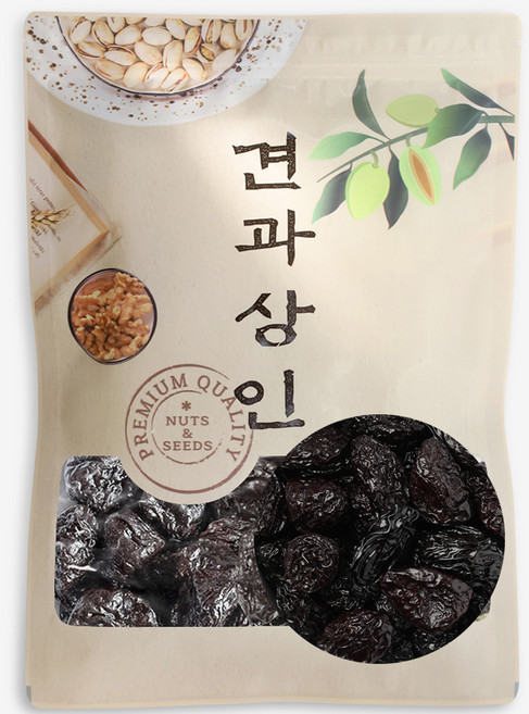 [견과상인]건자두 푸룬 1kg 캘리포니아산 말린 자두 무설탕, 1개