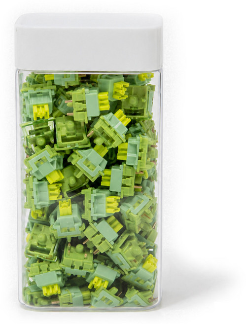 오테뮤 라임 v2 5pin 스위치 110pcs 보관함 포함, 저소음 라임축, 110개, 그린