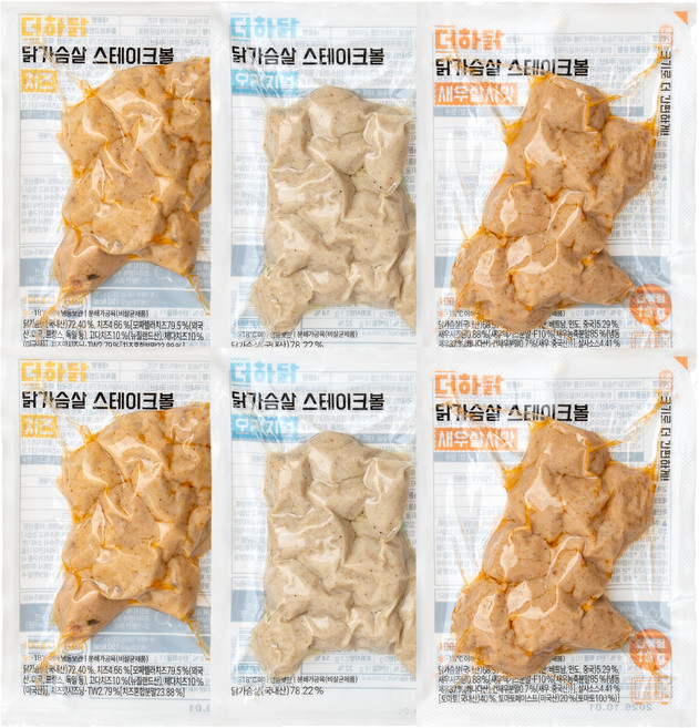 더하닭 한입 닭가슴살 스테이크볼 치즈맛 30개, 100g