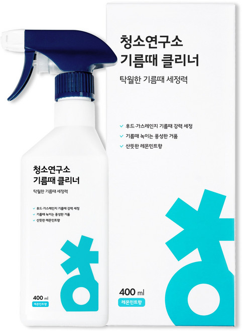 청소연구소 에어프라이어 오븐 클리너 주방 기름때 제거제 (인덕션 가스레인지 찌든때 연마제 제거), 1개, 400ml