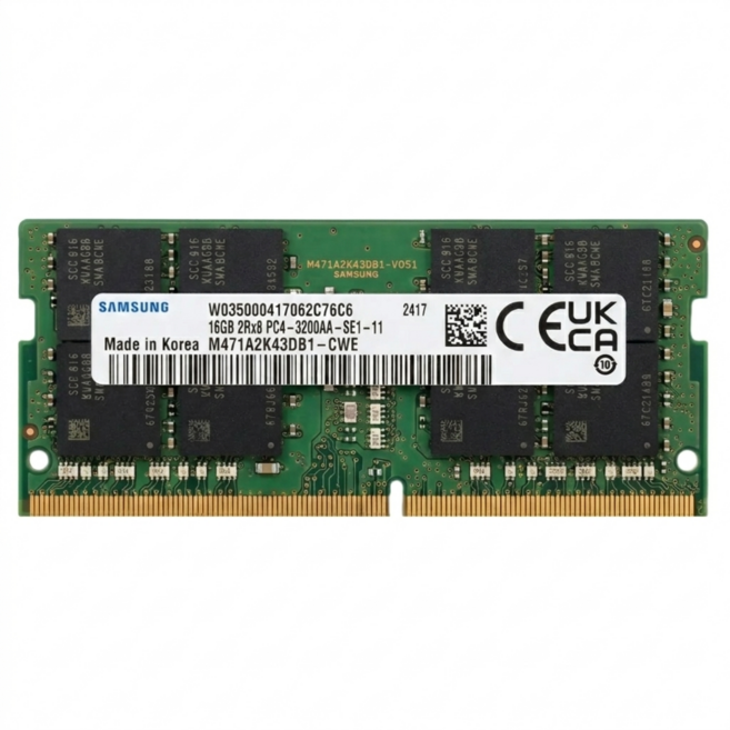 삼성 노트북용 DDR4 램 메모리 SODIMM, 1개, 16GB 3200MHz (PC4-25600)