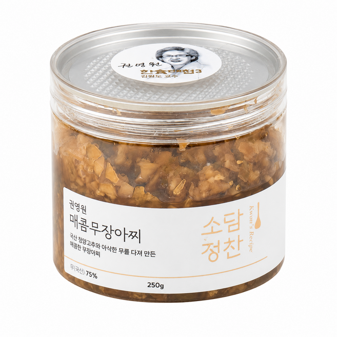 [소담정찬] 권영원 매콤무장아찌 250g