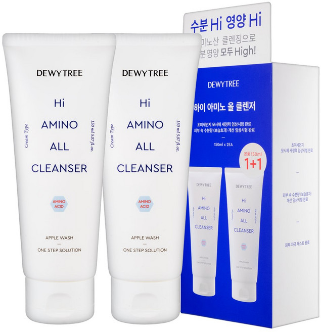 듀이트리 하이 아미노 올 클렌저, 150ml, 2개