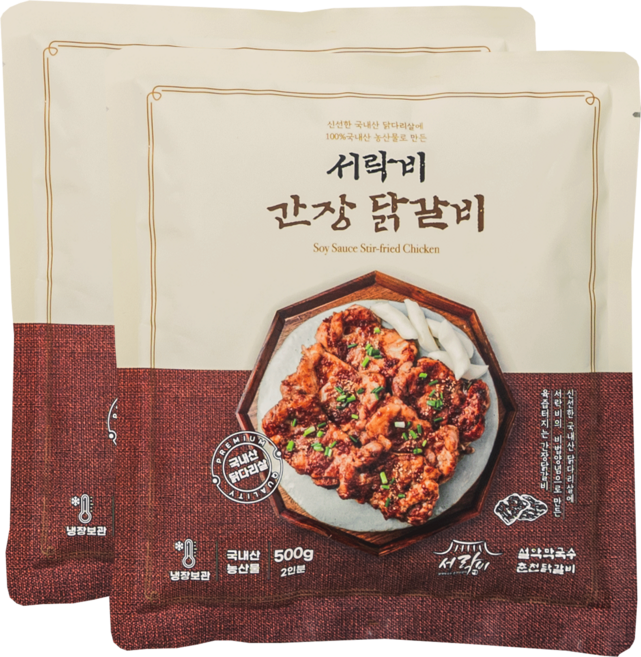 [가평맛집 설악막국수 춘천닭갈비] 간장닭갈비 캠핑음식 밀키트 국내산 택배, 1개, 1kg