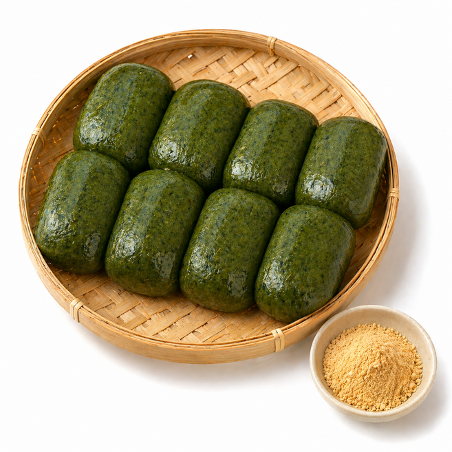저염 저당 현미 쑥인절미 2KG, 20개, 100g