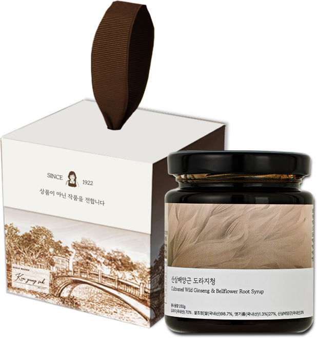 김영숙명인 산삼 약도라지청 프리미엄, 1개, 1개입, 250g