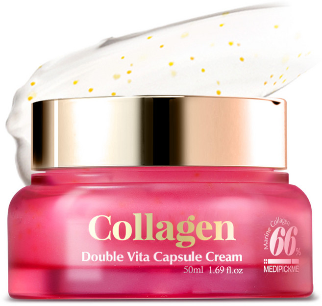 핑크 콜라겐 캡슐크림 트라넥삼산 마린콜라겐 비타 캡슐크림, 50ml, 2개