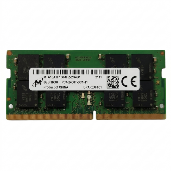 마이크론 노트북용 DDR4 램 메모리 SODIMM, 1개, 8GB 2400MHz (PC4-19200)