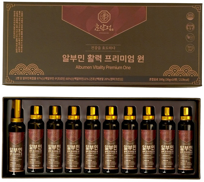 효담정 마시는 알부민 난백 먹는 알부민 부족 홈쇼핑 효능 효과, 1박스, 10회분