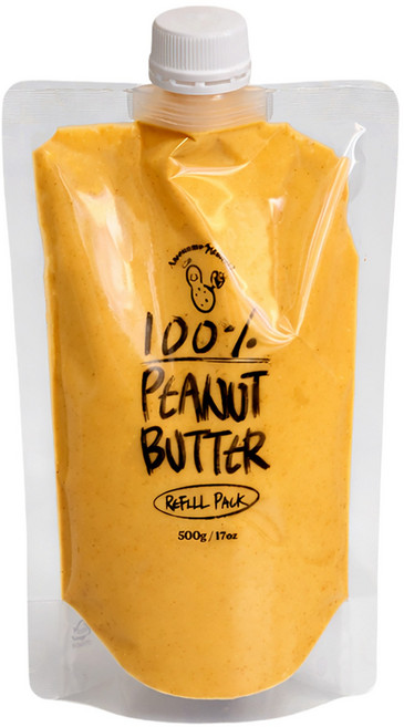 어썸피넛 100% 땅콩버터 파우치, 1개, 500g