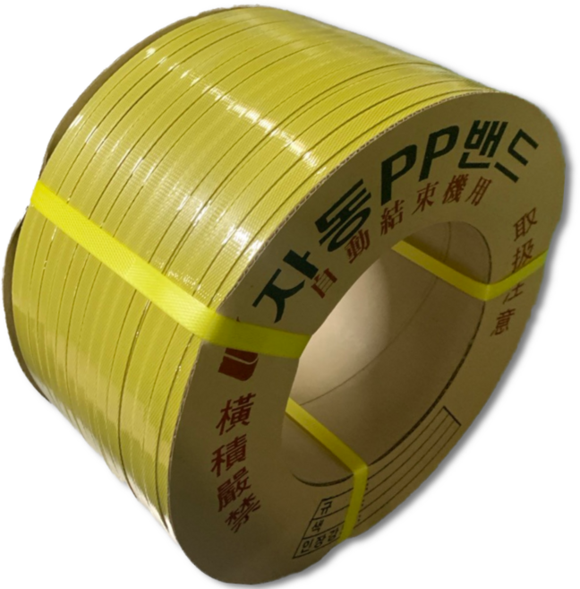 에이팩 국산 자동 PP밴드 12mm 7kg, 황색, 1개