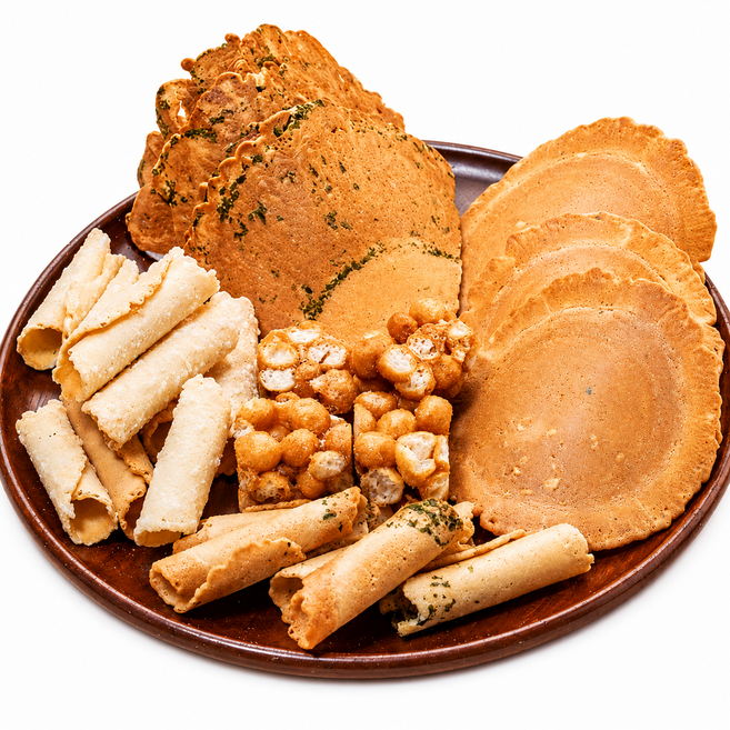 [파인밀] 쌀로만든 종합전병 옛날과자 쌀종합전병, 2개, 550g