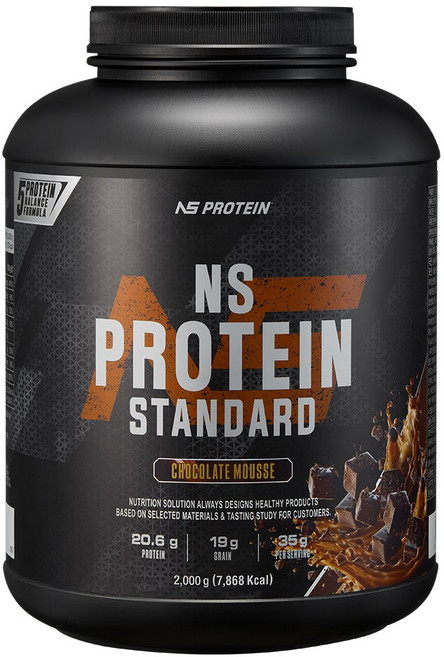 NS 프로틴 스탠다드 초코맛 2kg 헬스보충제 단백질보충제, 1개