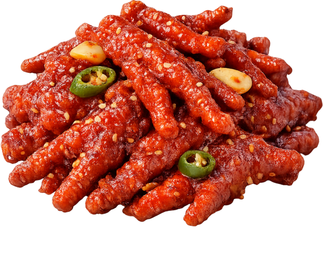 직화구이 튤립닭발 매운 불 닭발 숯불닭발, 튤립불닭발, 1개, 300g