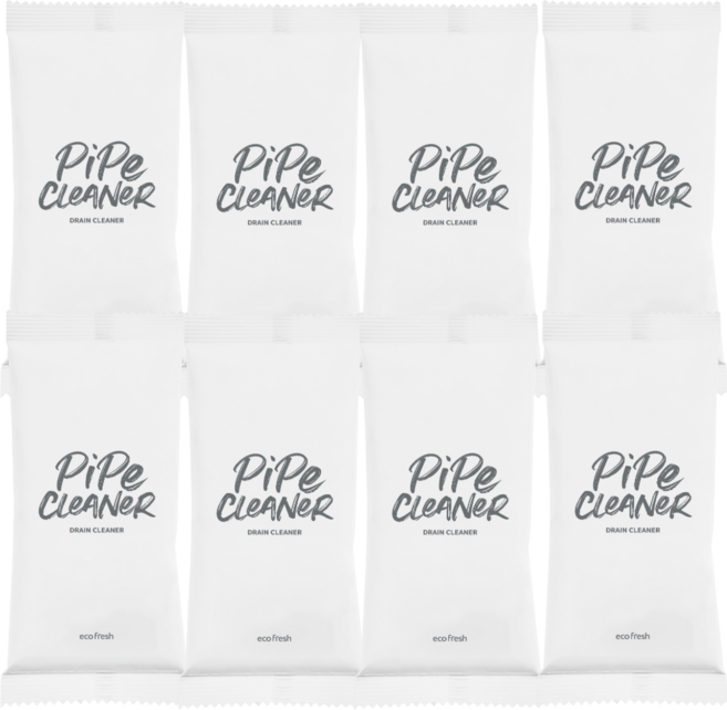 에코후레쉬 하수구 배수구 클리너 악취제거 싱크대 세면대 세정제, 8개, 40ml