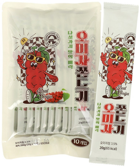 피크팜 문경 자일로스 오미자 청 쫀드기, 40개, 20g