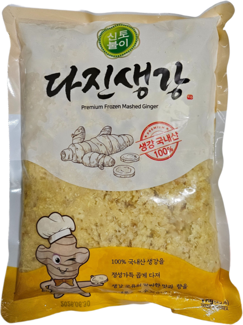 충남 서산 국내산 냉장 다진생강, 1박스, 500g