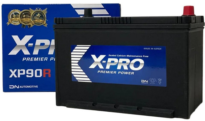 투싼IX 엑스프로 XP 90R 자동차 배터리 최신 제품, 공구 불필요+동일용량 반납, 1개