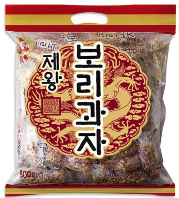 제왕 보리과자, 800g, 2개