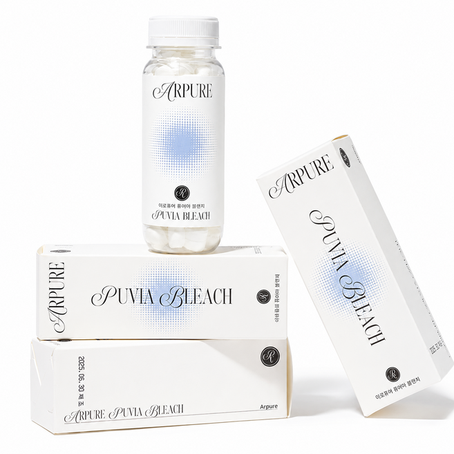 아르퓨레 퓨비아 타블렛 표백제, 1개, 1.5g