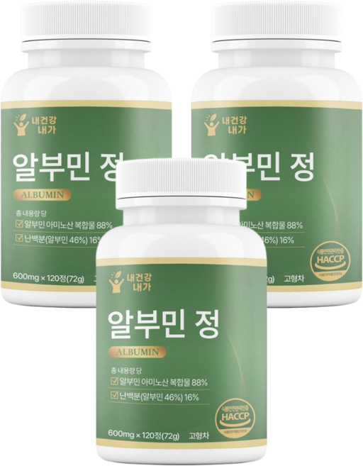 JKDM 알부민, 3박스, 120정