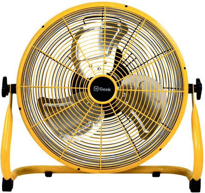 GEEK 무선 캠핑 업소용 충전 선풍기 써큘레이터 서큘레이터, 딥옐로우, 무선선풍기