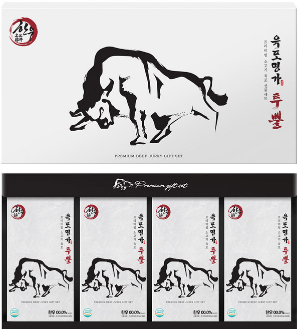 한우육포 투뿔 2호(30g x 12ea) / 육포명가 투뿔 2호, 1개, 360g