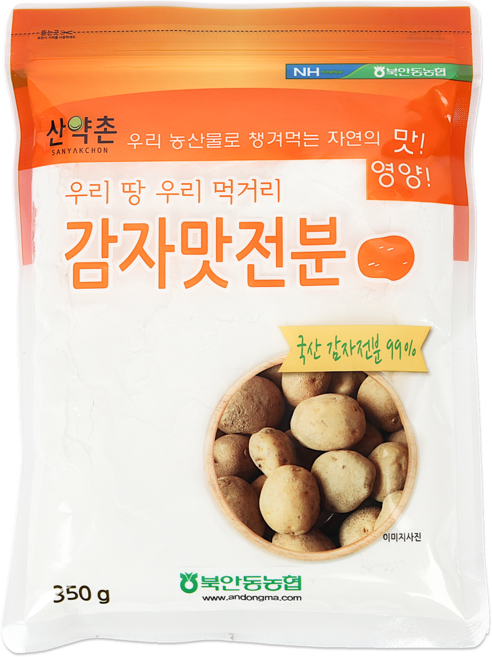 산약촌_감자맛전분, 1개, 350g