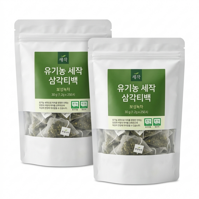 보성선운 세작삼각티백 50T(25ea x2), 1.2g