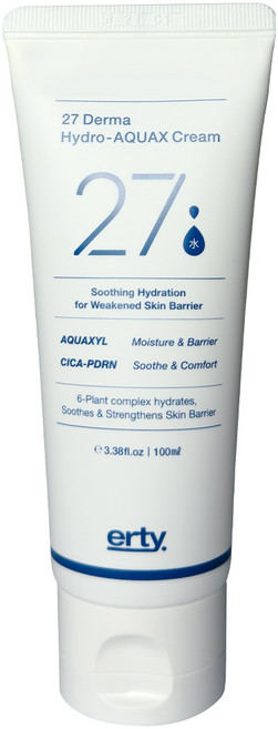 에르띠 27 크림 더마 하이드로 시카 연어 장벽강화 보습 진정 수분 크림 100ml, 1개