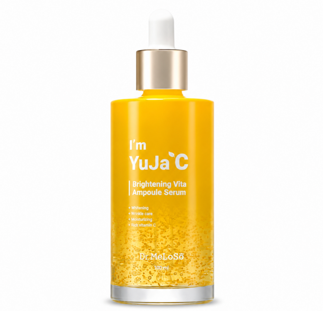 닥터 멜로소 아임 유자 씨 브라이트닝 비타 앰플 세럼 기미 잡티 대용량 비타 미백 앰플, 100ml, 1개
