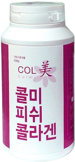 콜미피쉬콜라겐 저분자 먹는 콜라겐 펩타이드 분말 가루 대용량, 200g, 1개