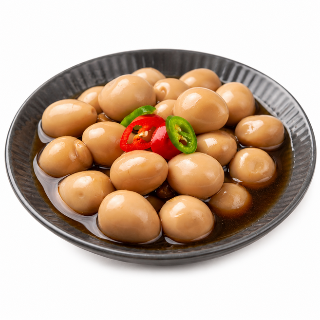 [맛꾼] HACCP인증 실온보관 메추리알 장조림, 2개, 1kg