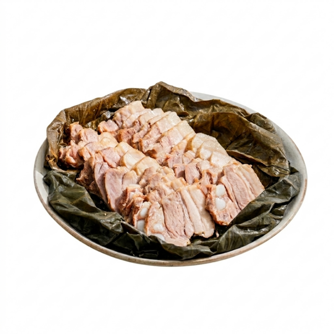 고기야 연잎 삼겹 보쌈 밀키트 캠핑 집들이 음식 추천, 1개, 400g