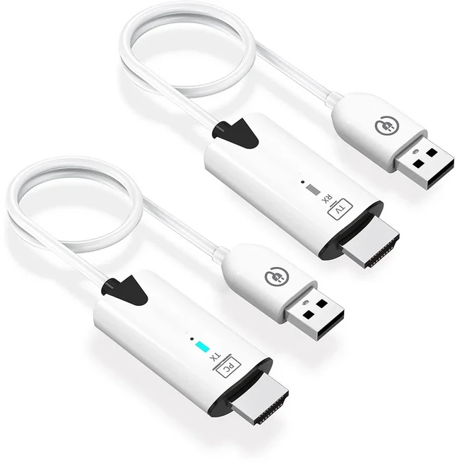 무선 HDMI 송수신기 세트 노트북 TV 빔프로젝터 미러링 동글 FHD 5.8GHz, 1세트, LZ-HDWL-30