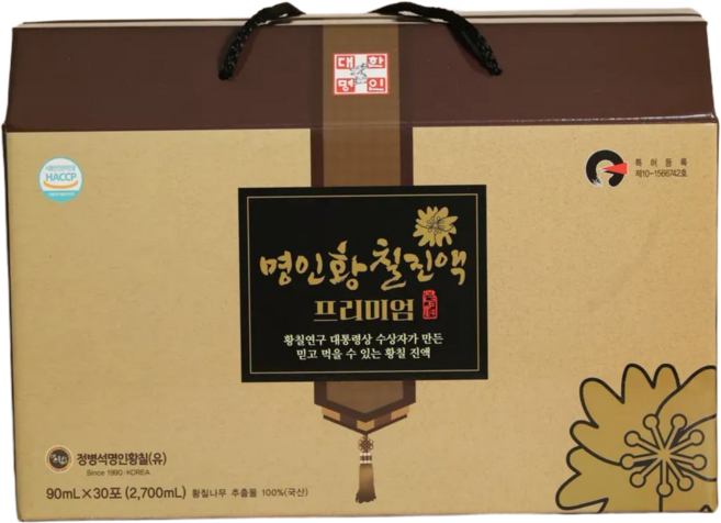 덕인가 저온 발효 황칠 뿌리 진액 프리미엄, 90ml, 30개