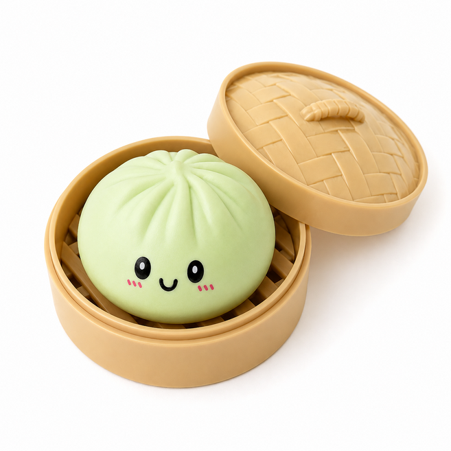 엘보아 쫀득말캉 미스테리 리얼 만두 말랑이, 1개, 100g, 시크릿