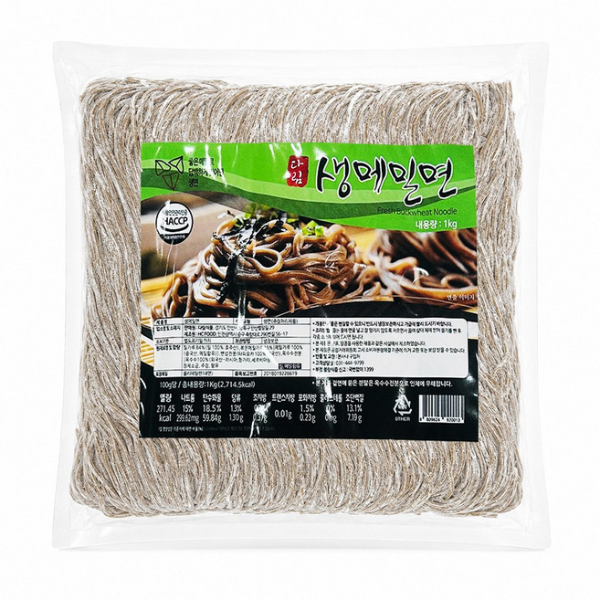 다림식품 생메밀면, 1개, 1kg