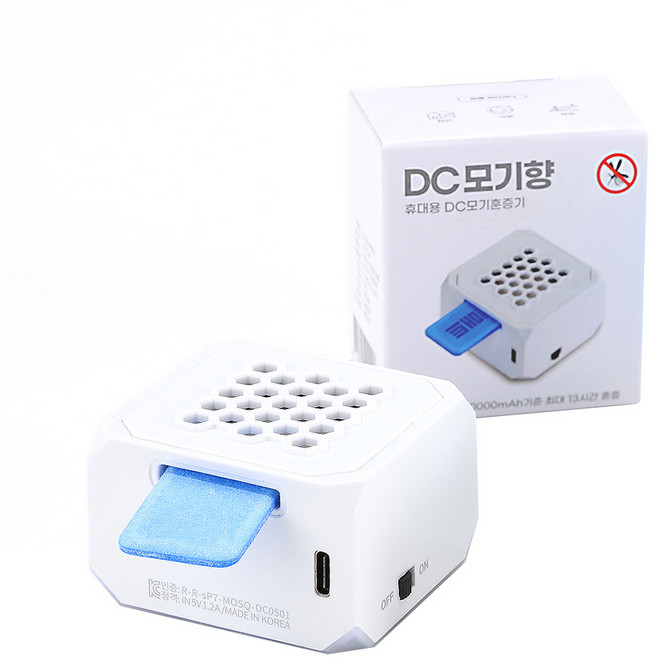 브라이톰 DC모기훈증기 화이트, 39g, 1개