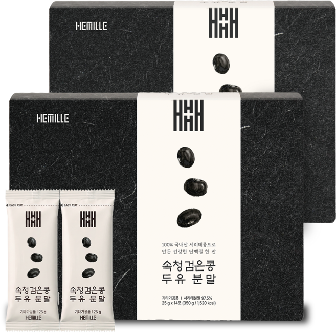 김소형 원장 국산 서리태 가루 속청 검은콩 두유 분말 무가당, 28개, 25g