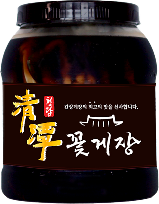 청담 프리미엄 암꽃게장 암꽃게 특대사이즈 2미 간장게장 알수율100% 최상급, 2.5kg, 1개
