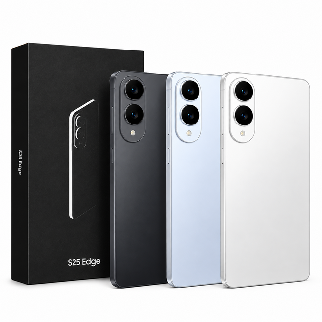삼성전자 갤럭시 S25 Edge 자급제 SM-S937N, 티타늄 아이스블루, 256GB