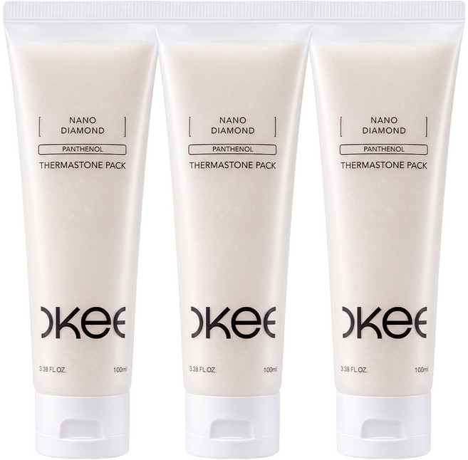 나노다이아몬드 석고팩 판테놀 다이아 팩 잡티 광채케어 리프팅 탄력 써마스톤 100ml 3개, 3개입