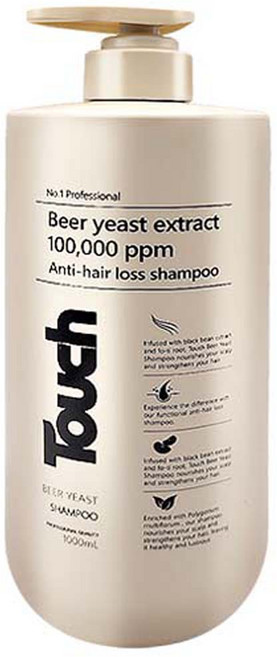 터치 맥주효모 비어 이스트 탈모완화 샴푸, 1개, 1L