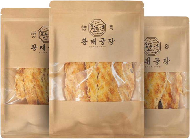 황태공장 황태구이 바삭이 중, 3개, 115g