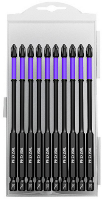 InLoop 드릴 비트 세트 자석 다용도 만능 멀티 십자 드라이버 전동 드릴 육각 비트, 1개