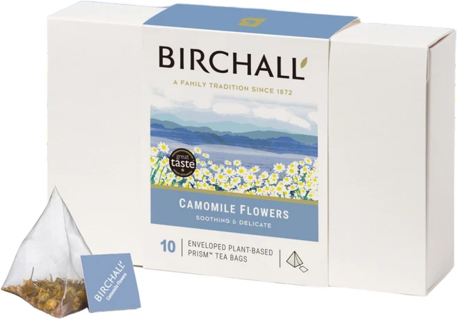 BIRCHALL 버챌[BIRCHALL] 캐모마일 플라워스 10티백(쇼핑백 포함), 1.5g, 1박스, 10개입 - 쿠팡